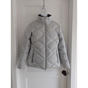 Descente Anabel Puffer Ski Jacket Light Grey Down Insulated DWWOGK63VF Mens 8